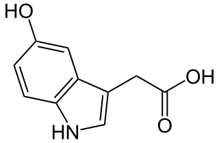 <span class="mw-page-title-main">5-Hydroxyindoleacetic acid</span> Chemical compound