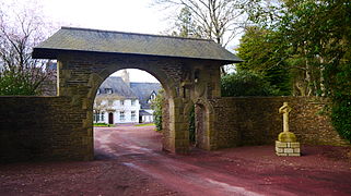 Porche d'entrée de l'abbaye.