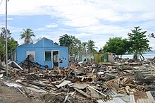 Aftermath of the tsunami in Samoa. Aftermath SI.JPG