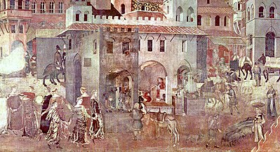 Ambrogio Lorenzetti, The Allegory of Good Government, Siena, 1338.