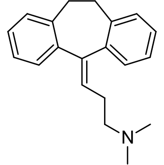 <span class="mw-page-title-main">Amitriptyline</span> Tricyclic antidepressant