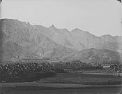 Berglandschap in de omgeving van de Borobudur