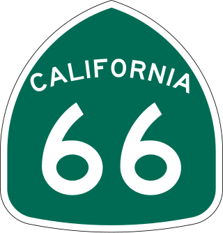 <span class="mw-page-title-main">California State Route 66</span> Highway in California