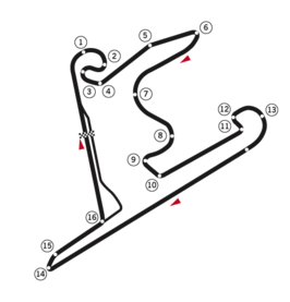 Circuit indeling Shanghai International Circuit