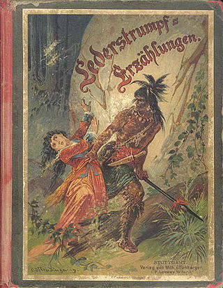 <i>Leatherstocking Tales</i> 1823–1841 series of five books by James Fenimore Cooper