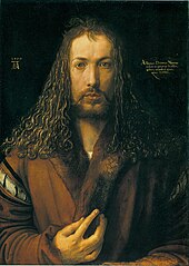 Peinture où Dürer s'est représenté comme une sorte de « Jésus bénissant ».