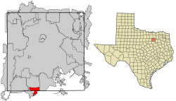 Location of Glenn Heights, Texas