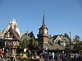 Image 57Fantasyland (Peter Pan's Flight in the foreground and the Matterhorn Bobsleds in the background) (from Disneyland)