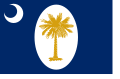 Bandera de Carolina d'o Sud 26-28 de chinero de 1861