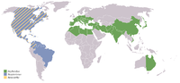 Distribución de Gryllotalpa, Scapteriscus, Neocurtilla