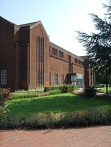 Front of the Hartley Library, constructed in the 1930s after the move to Highfield Campus, with the support of private donors. HartleyLibraryFront.JPG