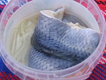 Raw herring dish Herring.jpg