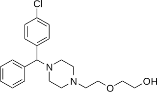 <span class="mw-page-title-main">Hydroxyzine</span> Antihistamine drug