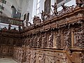 Chorgestühl in der ehemaligen Klosterkirche der Kartause in Buxheim bei Memmingen