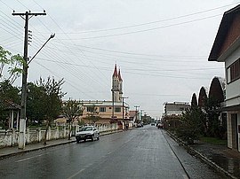 Centro da cidade, Rua Irineu Bornhausen