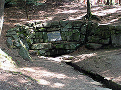 La fuente en Zell, Baviera.