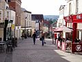 Looking down the High Street