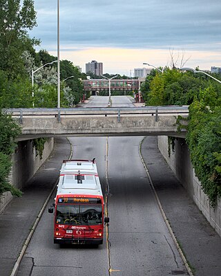 <span class="mw-page-title-main">Transitway (Ottawa)</span> Bus rapid transit system in Ottawa, Canada