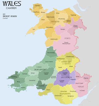 <span class="mw-page-title-main">Cantref</span> Medieval Welsh land division