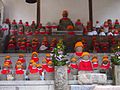 Holy statuettes at Kiyomizu-dera, Kyoto