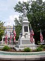 Monument in homage to the Confederacy, James H. Berry and the Southern Soldier, located in the town square of Bentonville, facing the Wal-Mart Visitor's Center]].