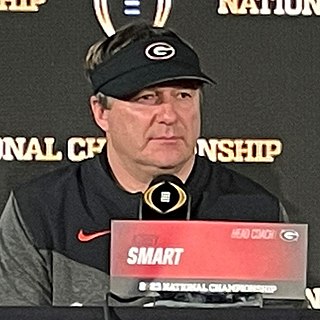 <span class="mw-page-title-main">Kirby Smart</span> American football player and coach (born 1975)