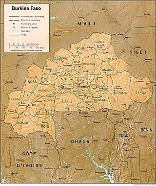 <span class="mw-page-title-main">Geography of Burkina Faso</span> Landlocked Sahel country that shares borders with six nations