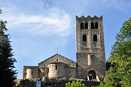 Cabecera de la abadía de San Martín del Canigó