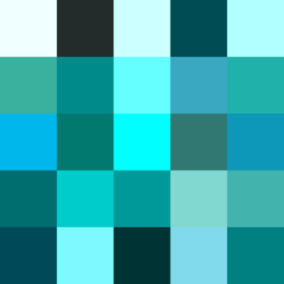 Shades of cyan Varieties of the color cyan