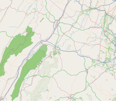 Fauquier County, Virginia is located in Harrisonburg to Frederick