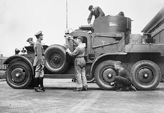 <span class="mw-page-title-main">Lanchester 6×4 armoured car</span> British armoured car