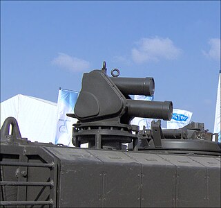 <span class="mw-page-title-main">Iron Fist (countermeasure)</span> Israeli active protection system for armored fighting vehicles