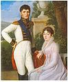 With his second wife Katharina von Württemberg