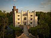 The castle at sunset