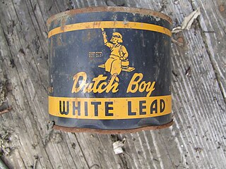 <span class="mw-page-title-main">Lead paint</span> Paint containing lead compounds as pigments