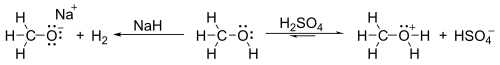 Acidez y basicidad del metanol.