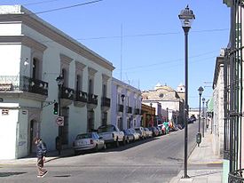 Some streets in Oaxaca