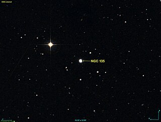 <span class="mw-page-title-main">NGC 135</span> Spiral galaxy in the constellation Cetus