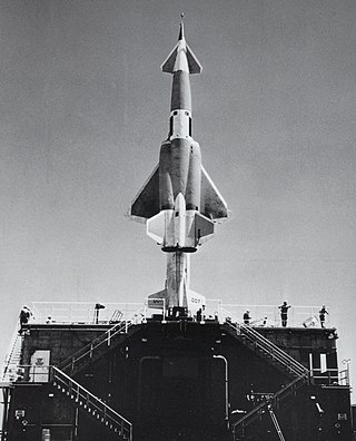 <span class="mw-page-title-main">SM-64 Navaho</span> 1950s supersonic intercontinental cruise missile