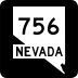 State Route 756 marker