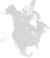 North America second-level political divisions