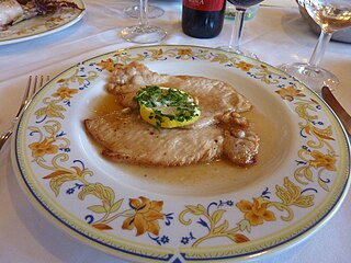 <i>Scaloppine</i> Type of Italian meat dish