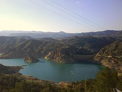 Fuensanta reservoir in 2008