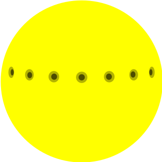 <span class="mw-page-title-main">Wilson effect (astronomy)</span> Perceived depression in sunspot umbrae