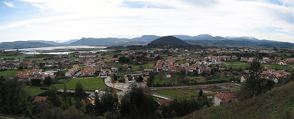 Panorámica de Argoños visto desde el Norte