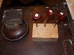 Some of Bewick's wood-engraving tools