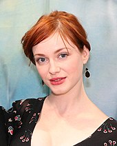 A photograph of Christina Hendricks