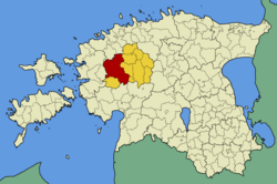 Märjamaa Parish within Rapla County.