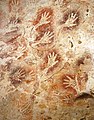 Image 39Hand stencils in the "Tree of Life" cave painting in Gua Tewet, Kalimantan, Indonesia (from History of painting)