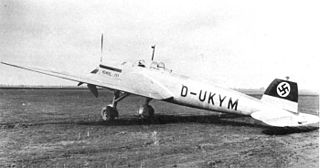 Heinkel He 118 German dive bomber